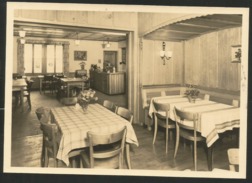 NOTTWIL LU Sursee Restaurant Pension BAHNHOF Rare Innenansicht Ca. 1950 - Sursee