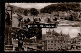 Hann Münden - S/w Mehrbildkarte 11 - Hannoversch Münden