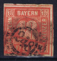 BAYERN:  Mi Nr 13 Obl./Gestempelt/used Cancel 248 - Gebraucht