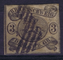 BRAUNSCHWEIG  Mi Nr 8 Obl./Gestempelt/used  WM 1 - Braunschweig