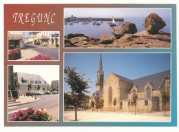 Tregunc - Les Rues,l'Eglise Et Le Port Trévignon - Trégunc