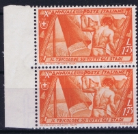 Italy: Sa 337    Mi Nr 427 Postfrisch/neuf Sans Charniere /MNH/** 1932 Sheetmargin Pair - Ongebruikt
