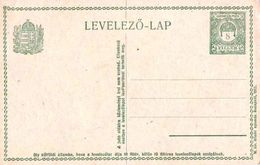 1910 - UNUSED POSTAL STATIONERY From Hungary 1910 - Neufs