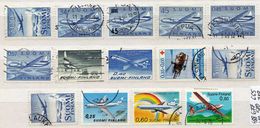 Finnland / Finland Lot, Gestempelt, Flugpost / Flugzeug / Air Mail / Planes [170717XXI] - Oblitérés