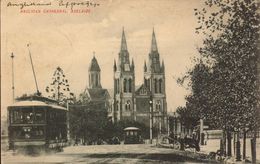 Australie, Adelaide, Anglican Cathedral, Tramway     (bon Etat) - Adelaide