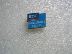 Pin's EDF, Collectivités Locales - EDF GDF