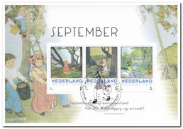 Nederland 2015, Gestempeld USED, September ( Stamps With Cards ) - Timbres Personnalisés