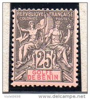 BENIN : TP N° 27 * - Unused Stamps