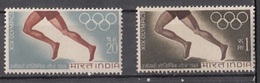 INDIA 1968 Olympic Games Sports Runner Logo Athlete Stamp Set 2v MNH - Verano 1968: México