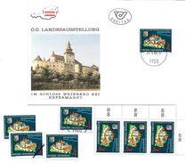 1500x: Österreich 1988, Kloster Weinberg, FDC 4292 Kefermarkt, Und Gesamt 6mal **/o, Plus Mustermarke - Abbeys & Monasteries