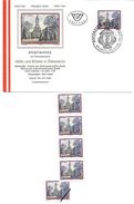 1500z: Österreich 1988, Kloster Zwettl, FDC 3910 Zwettl, Und Gesamt 4mal **, Plus Mustermarke - Abbeys & Monasteries