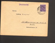 Alli.Bes.6 Pfg.Ziffer A.Drucksache V.1947 A.Großschönau (Sachsen) Einkreis-Stegstempel - American,British And Russian Zone