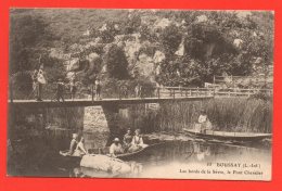 BOUSSAY - Les Bords De La Sèvre, Le Pont Chevalier. (belle Animation) - Boussay