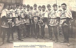 75 ème Anniversaire - Grand Tournoi Historique - Ménestrels Du Comte De Charolais (animée, Lagaert) - Fiestas, Celebraciones