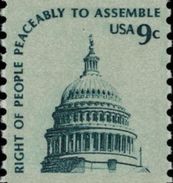 1975 USA 9c Americana Issues Coil Stamp Dome Of The Capitol Sc#1616 History Architecture Post - Unabhängigkeit USA