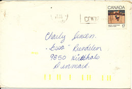 Canada Cover Sent To Denmark 22-12-1980 Single Franked - Covers & Documents