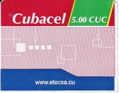 TARJETA DE CUBA DE 5 CUC (CUBACEL) - Cuba