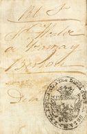 CORREO CARLISTA. SOBRE 1836. Dirigida A BERROCI (ALAVA), Circulada Durante La I Guerra Carlista (interesante Texto Sobre - Andere & Zonder Classificatie