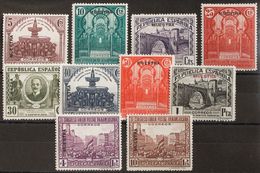 II REPUBLICA. Union Postal Panamericana. ** 604/13M. Serie Completa. MUESTRA. MAGNIFICA. (Edifil 2015: 175€) - Andere & Zonder Classificatie