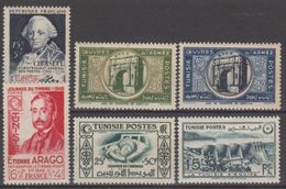 Y&T 324 + 326-330 - Unused Stamps