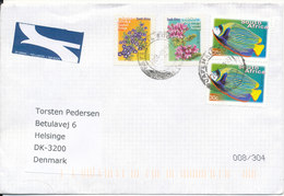 South Africa Cover Sent To Denmark 7-9-2004 With Topic Stamps - Storia Postale