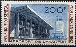 SENEGAL Avion, Avions, Plane. Planes, Yvert PA 58** MNH. AEROPORT DE DAKAR - Vliegtuigen