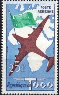 TOGO Avion, Avions, Plane. Planes, Yvert PA 29 ** MNH. - Vliegtuigen