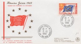 1071 CEE EG EU - Réunion Jointe Parlement Et Conseil De L'Europe - Strasbourg. 03/10/1969 TB - EU-Organe