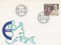 1088 CEE EG EU - Jean Monnet 1888 - 1979  Luxembourg FDC 12/09/1988 TB - Europese Instellingen