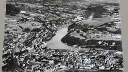 CPSM BELLEGARDE AIN VUE AERIENNE PRISE EN AVION ET PANORAMA SUR LA CHAINE DES ALPES ED GREFF - Bellegarde-sur-Valserine