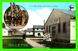 ROCKFORD, IL - CAMP GRANT U. S. POST OFFICE - WRITTEN -  E. C. KROPP CO - - Rockford