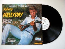 JOHNNY HALLYDAY (Club DIAL) Douce Violence 33 Tours - Vinyle TTB (Lot 153) - Autres - Musique Française