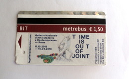 ITALIA - 4 TICKET METRO ROMA USATI, 4 - Europa