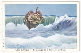 HAFFNER - Côte D´Afrique - Le Passage De La Barre En Surf-boat - Haffner