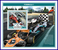 SOLOMON ISLANDS 2017 ** Formula 1 Formel 1 Formule 1 S/S - IMPERFORATED - DH1737 - Cars