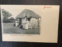 AK  JAMAICA  NEGRERIE   NEGERWOHNUNG  NEGRO HABITATION   PRE-1904  E. ARENZ - Jamaïque