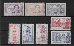 GUINEE - 1939/1941 -YVERT N°148/152+169/171 ** MNH (151 * MLH) - COTE = 18 EUR. - LIVRAISON GRATUITE A PARTIR DE 5 EUR ! - Neufs