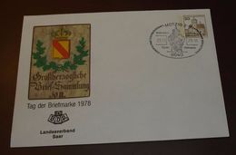 Cover Privat Brief  Tag Der Marke Merzig 1978   #cover3773 - Enveloppes Privées - Oblitérées