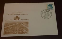 Cover Privatganzsache  Brief  Mannheim 1979   #cover3778 - Enveloppes Privées - Oblitérées