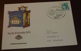 Cover Privatganzsache  Brief   Tag Der Marke Lebach  Briefkasten   #cover3783 - Privé Briefomslagen - Gebruikt