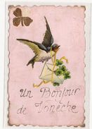 Vonêche - Un Bonjour De Vonèche - Hirondelle Trèfles 4 Feuilles - écrite Vers 1907 - Beauraing