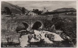 REAL PHOTOGRAPHIC POSTCRD THE MUCOMIR FALLS NR. FORT WILLIAM - HIGHLANDS - SCOTLAND By J. B. White - Ross & Cromarty