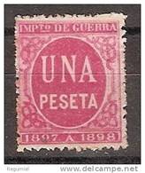 España Impuesto De Guerra 58 (*) Cifra 1.00 Rojo - Kriegssteuermarken