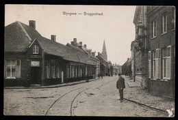 AK/CP Wyngene  Wingene   Bruggestraat   1.WK WW   Gel./circ. 1916    Erh./Cond.  2-    Nr. 00058 - Wingene