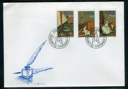 Liechtenstein - FDC En 1988 , Oeuvre De Hickel , La Lettre - Ref S24 - FDC