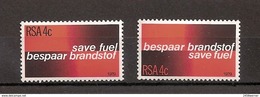 Südafrika 1979, Nr. 554-555 Öl- Und Benzinsparen Postfrisch Mnh ** RSA - Ongebruikt