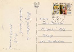 M0212 - Czechoslovakia (1972) Krizova (postcard: Velke Darko), Tariff: 30h; Stamp: EXPO 67 Montreal - Gotic Art - 1967 – Montreal (Kanada)