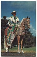 Art Miller On Peavines Golden Major - Singing Cowboy On Horse 1950s Vintage Western Motif Postcard M8465 - Andere & Zonder Classificatie