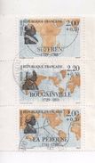 Timbres.3 Timbres 1988 Suffren Bougainville Et La Pérouse - Oblitérés