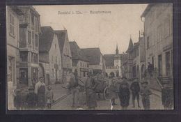 CPA 67 - BENFELD I. Els. - Hauptstrasse - SUPERBE PLAN ANIAMTION De RUE CENTRE VILLAGE MAGASINS ATTELAGE - Benfeld